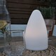 image 2 of ValueLights Tenzin White Outdoor Table Lamp | White