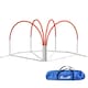 image 1 of PawHut Dog Agility Equipment Set with 4 PCS Weave Pole, Orange