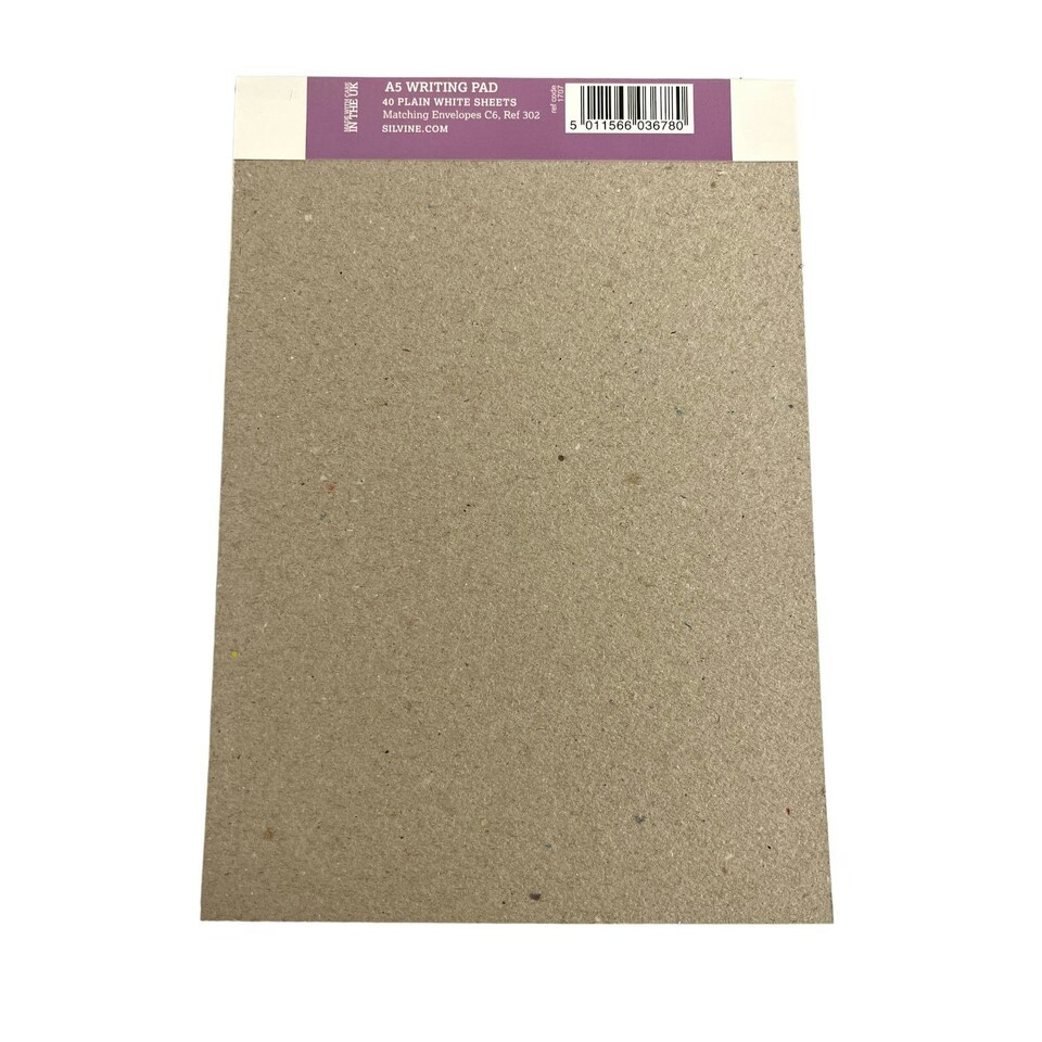 image 1 of A5 Writing Pad - Plain 40 Sheets