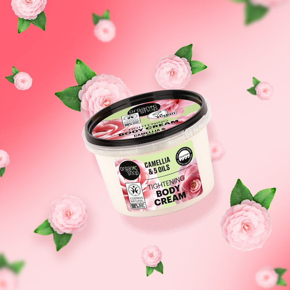 image 1 of Organic Shop Tightening Body Cream Camellia 250ml