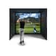image 1 of Golf Simulator Enclosure With Impact Screen - 3 x 2.5 x 1.5m