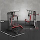 image 5 of SPORTNOW Multi Gym Workout Station with Sit Up Bench, Push Up Stand, Dip Bars