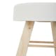 image 3 of Interiors By Premier Durable White Cotton Rope Stool, Stylish Kitchen Stool For Bedroom, Versatile Design Bar Stool For Guests