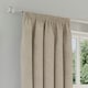 image 2 of Dallas Natural Blackout Curtains 90 x 108 inch (229 x 274 cm) Pencil Pleat 100% Blackout Thermal Noise Reducing Curtains for Bedroom and Living Room