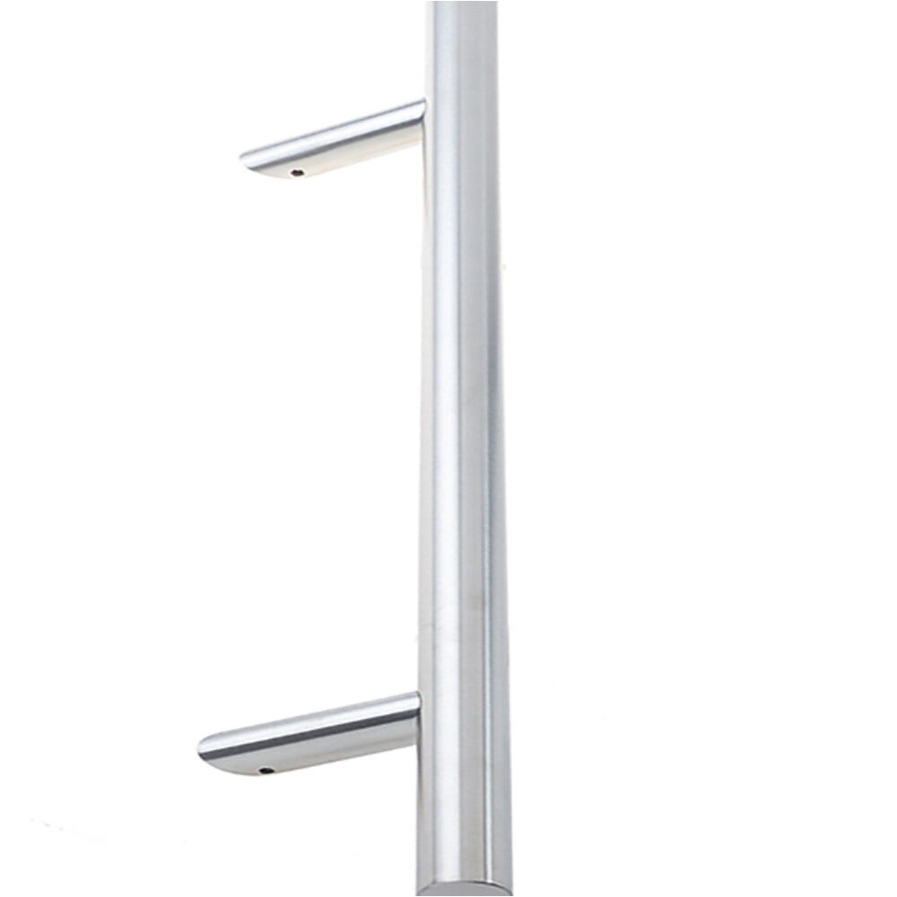 Premium Stainless Steel Cranked Pull Handle - 1800mm x 32mm Satin Finish - Door Handle