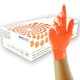 image 1 of Unigloves Orange Pearl Box of 100 Nitrile Gloves