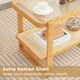 image 9 of COSTWAY Side Table Tempered Glass Top Sofa End Table Yellow