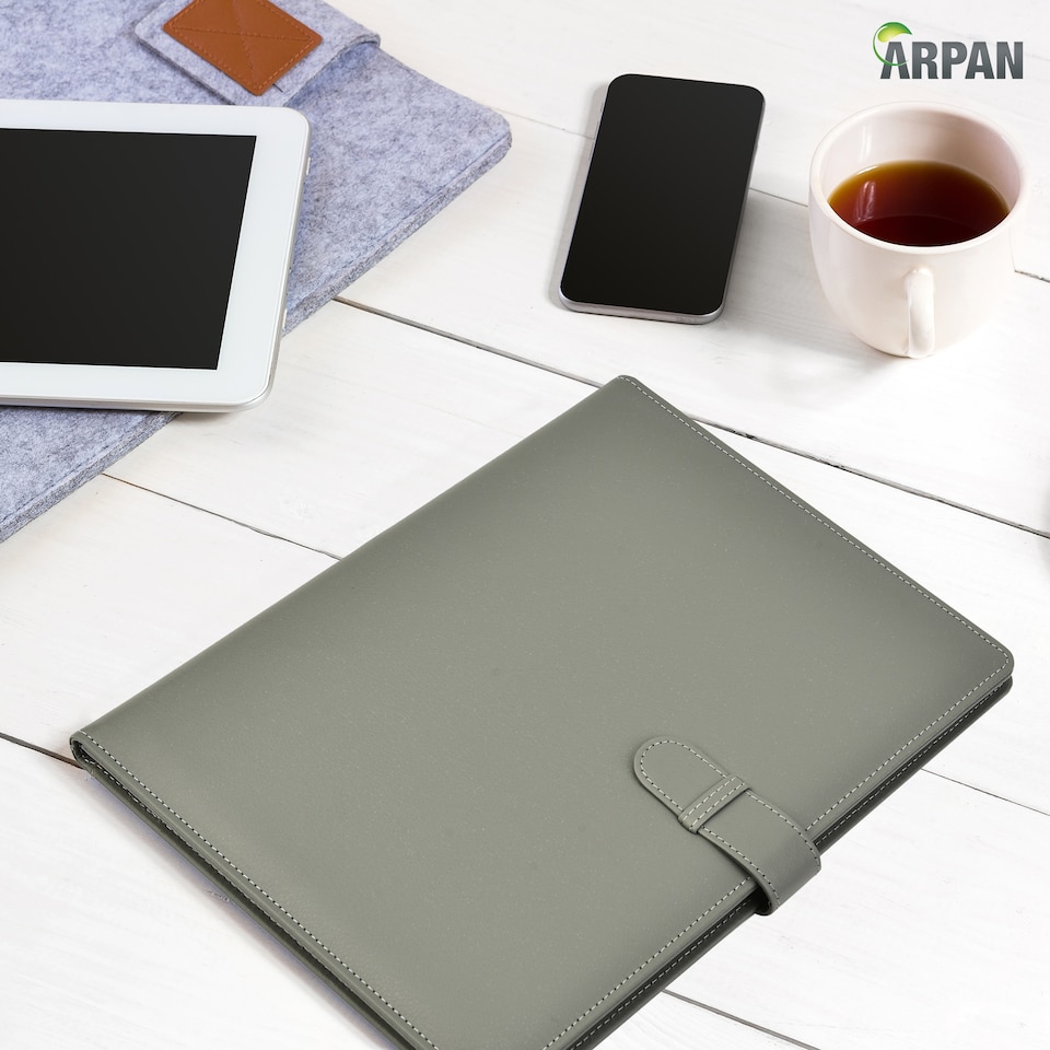 image 1 of A4 Display Book Certificate Folder – Professional Portfolio Holder with 36 Copysafe Pockets 72 Sides – Record of Achievement Folder for Certificates, Paperwork & Presentations – Soft-Touch Cover