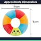 image 7 of Swimring Soft Toy Cute Plushie Huggable Cuddly Stuffed Toy 16cm Multi