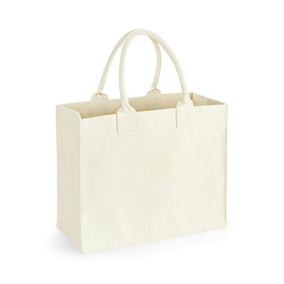 image 1 of Westford Mill Resort Canvas Tote Bag - Natural - One Size Cream