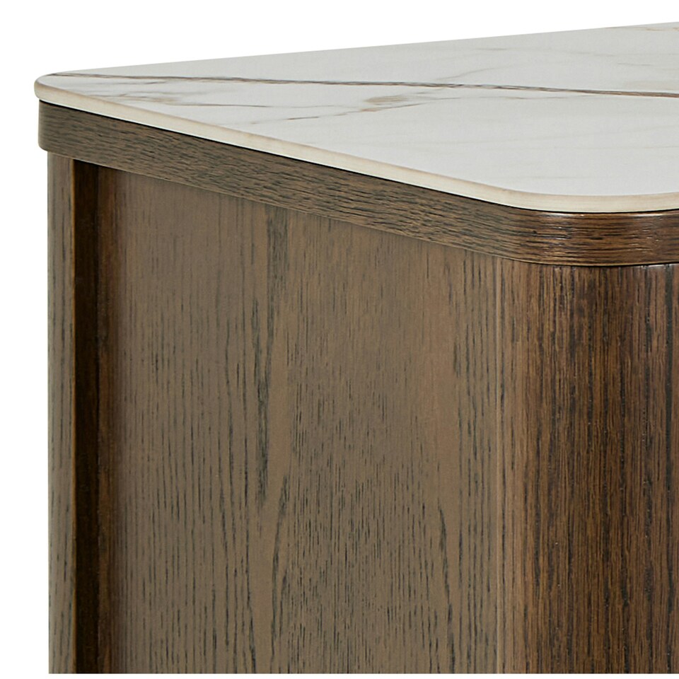 image 1 of Southampton Sideboard With 2 Doors 2 Drawers and 2 Shelves in Cream Ceramic Cream