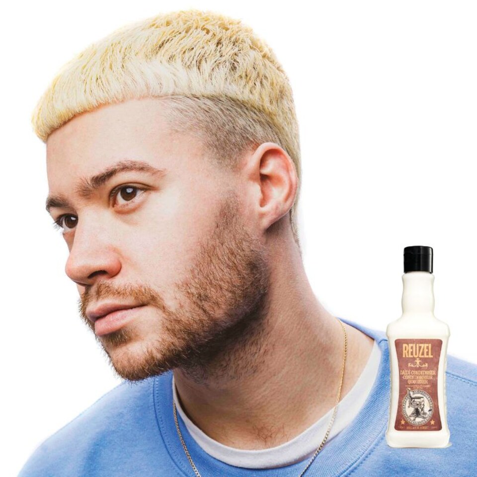 image 1 of Reuzel Daily Conditioner Ideal for All Hair Types Witch Hazel, Nettle Leaf, Rosemary and Horsetail Root Leaves Scalp Cool and Refreshed Thoroughly Conditions Hair Vegan Formula 350 ml