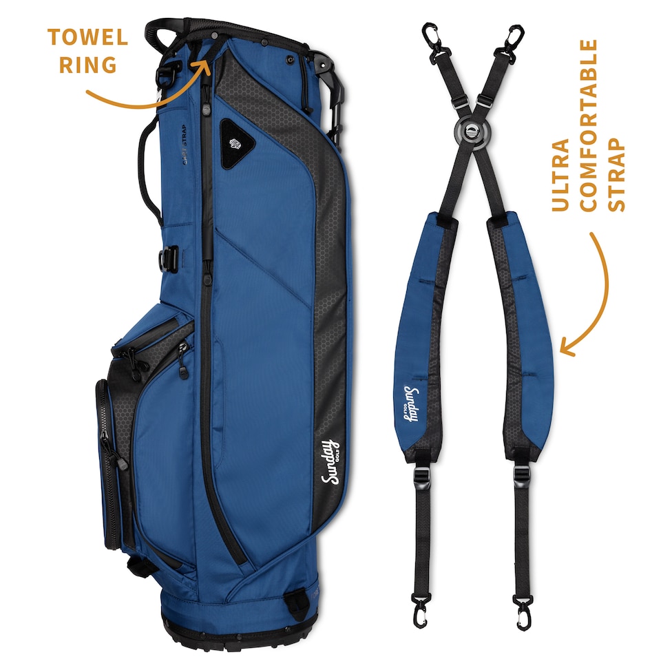 image 1 of Ryder Golf Bag - Navy Blue