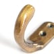 image 3 of Hammer & Tongs Single Coat Hook - W20mm x H55mm - Brass | Gold | Brass | One Size