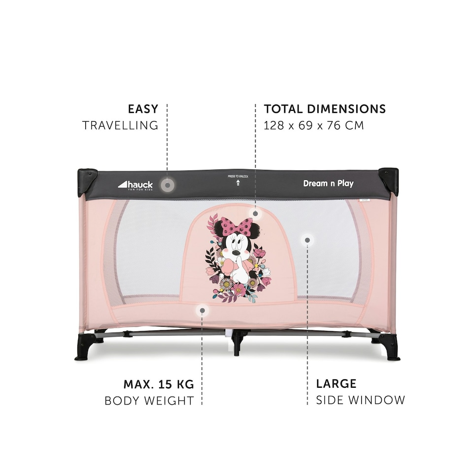 image 1 of Hauck Disney Dream N Play - Minnie Sweetheart