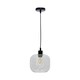 image 2 of First Choice Lighting Bletch Clear Glass Easy Fit Pendant Shade Clear