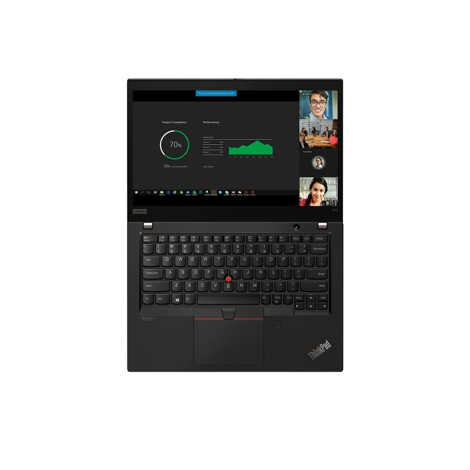 image 1 of Lenovo ThinkPad X13 Gen 1 13.3" Laptop AMD Ryzen 3 PRO 4450U 16GB RAM 256GB SSD Backlit Keyboard Win 11 Pro - 20UGS48205