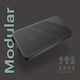 image 3 of Zens Modular Dual Wireless Charger Main Station (incl. Wall Charger) - black