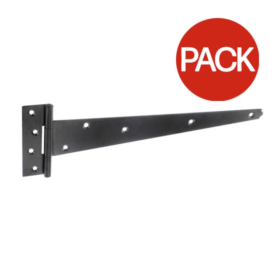 Securit Tee Hinge (Pack of 2) - Black - 450mm