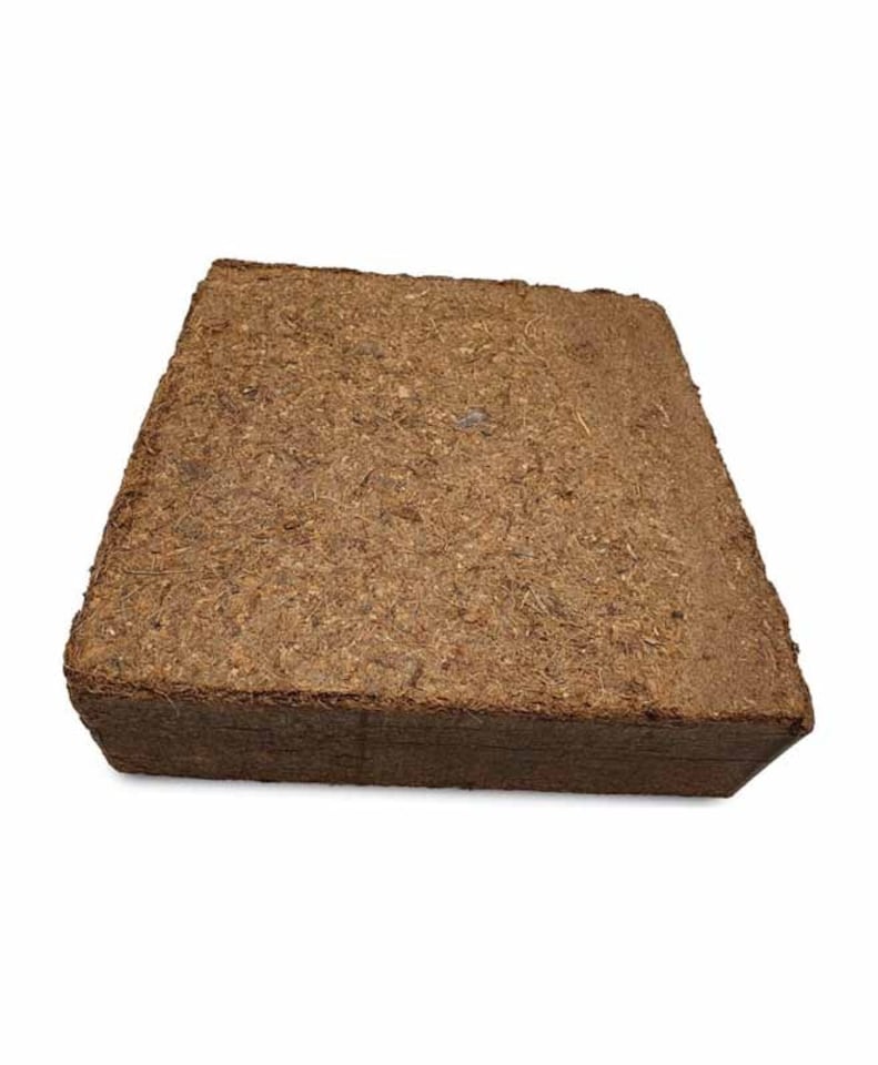 Coir Potting Mix 5kg Block - Coco Coir - L30 x W30 x H15 cm Brown | Brown | One Size