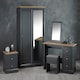 image 3 of Devon 2 Door Sliding Wardrobe - Particle Board - L57.7 x W113.8 x H181.6 cm - Charcoal | Black