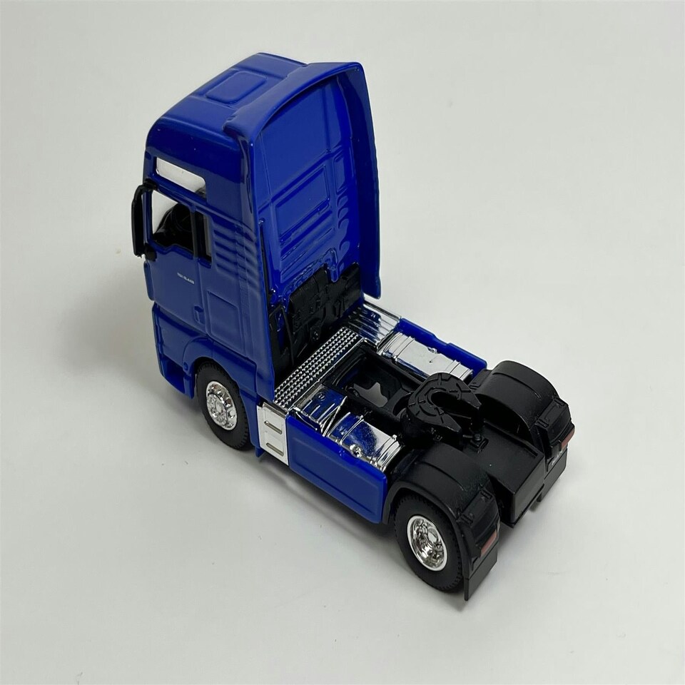 image 1 of Man TGX XXL Blue 1:64 Scale Welly Truck Tractor 68010S