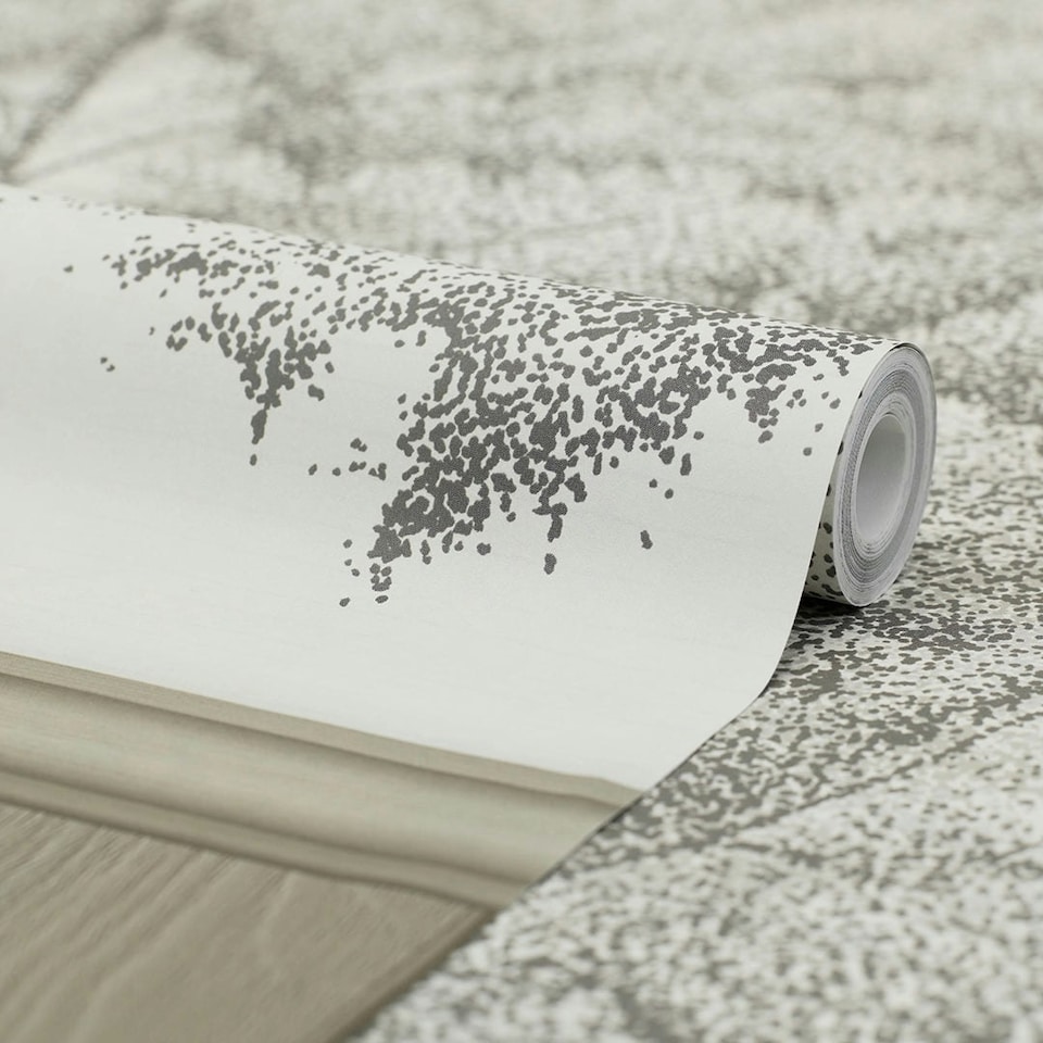 image 1 of Woodland Whisper Panel Wallpaper in Taupe Multi