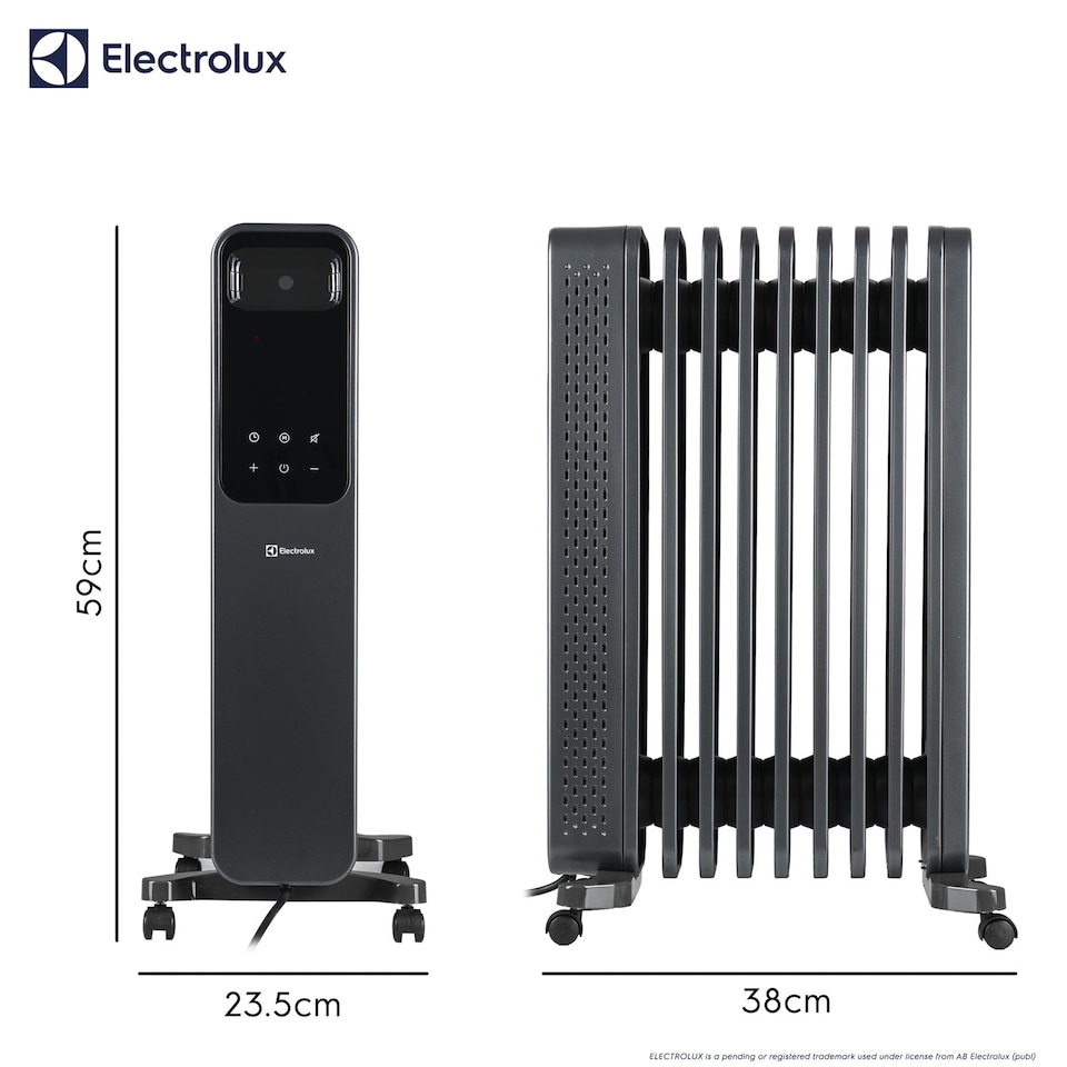 image 1 of Electrolux 2000W Oil Filled Radiator with LED Display