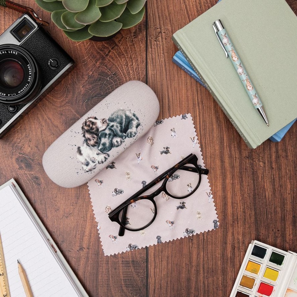 image 1 of Wrendale Designs Dog Illustration Glasses Case