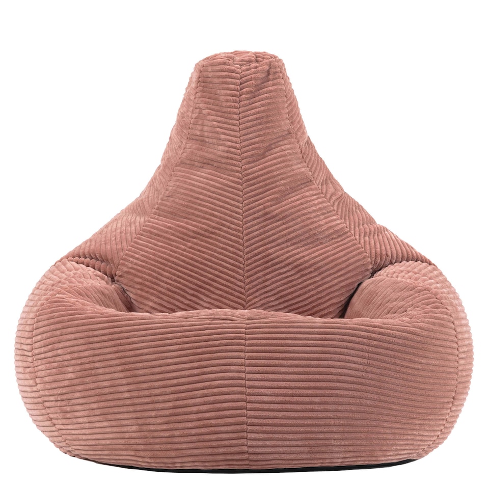 image 1 of Dalton Medium Beanbag Corduroy Dawn Pink | Pink | Pink | 1