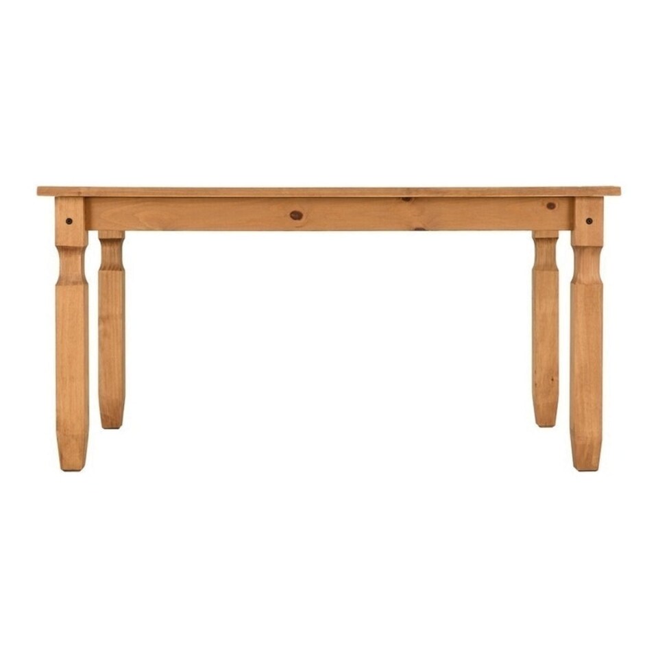image 1 of Corona 5 feet Dining Table - L92 x W152 x H75.5 cm - Distressed Waxed Pine Brown