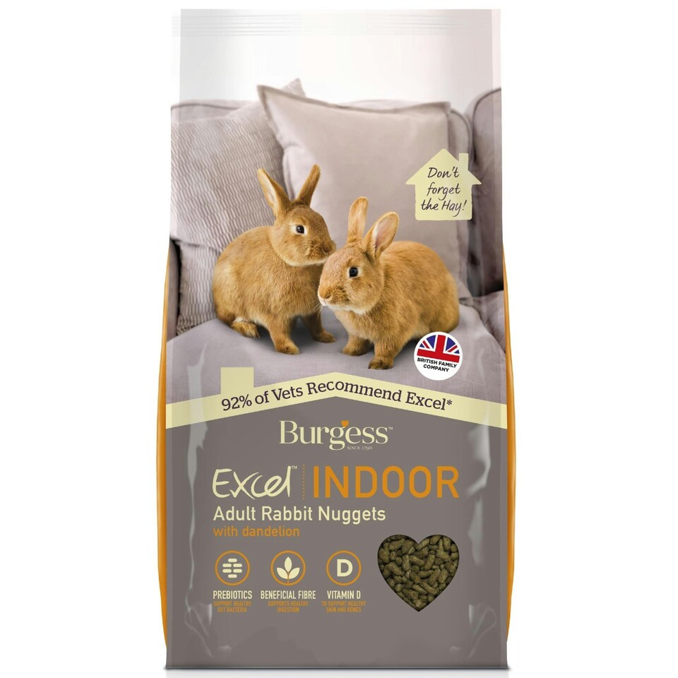 image 1 of Burgess Excel Adult Indoor Rabbit Nuggets - 10KG