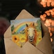 image 3 of Rainbow Sunflowers Kids Age 7 Year Old Horse Child Kids 7th Birthday Card