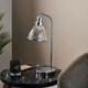 image 8 of Brunswick Polished Nickel & Glass Desk Table Lamp Silver
