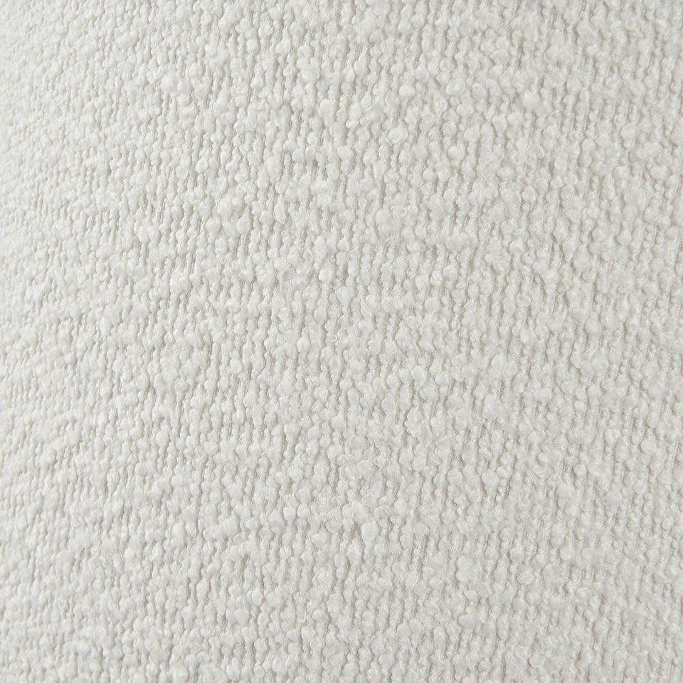 image 1 of White Boucle Tapered Lampshade | White | White | 1