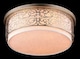 image 2 of Venera Semi Flush Cylindrical Ceiling Lamp Brass, 5 Light, E27