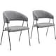 image 1 of Dining Chair Bedano - woven fabric, padded, 150 kg load capacity | Grey | grey | 2