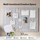 image 8 of Levede Felt Notice Board 6 Pack Wall Tiles Pin Board Self Adhesive Grey 30x30cm