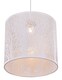 image 2 of Unique and Beautiful Matt White Metal Forest Design Ceiling Pendant Shade | White