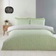 image 2 of Helston Reversible Duvet Cover Set with Pillowcase Bedding Green | King