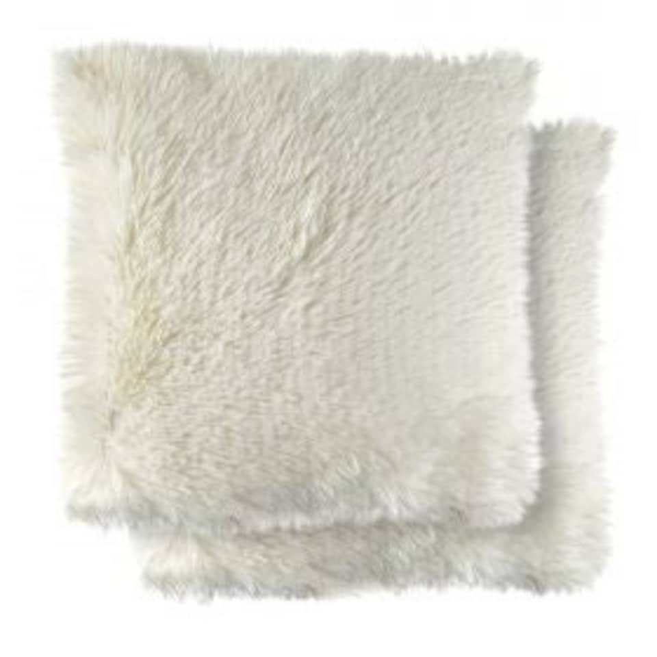 image 1 of Teddy Cushion Cover 43cm x 43cm Cream | Cream | Cream