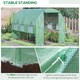 image 6 of Outsunny 3 x 2 x 2m Polytunnel Green House w UV-resistant PE Cover, Green