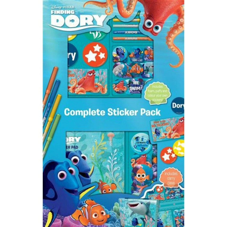 image 1 of Finding Dory Complete Sticker Set (Includes Carry Case)