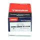 image 3 of Timco - Twin-Threaded Woodscrews - PZ - Double Countersunk - Zinc (Size 10 x 3 1/2 - 100 Pieces)