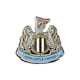 image 1 of Newcastle United FC Badge - Black/White/Blue/Gold - One Size