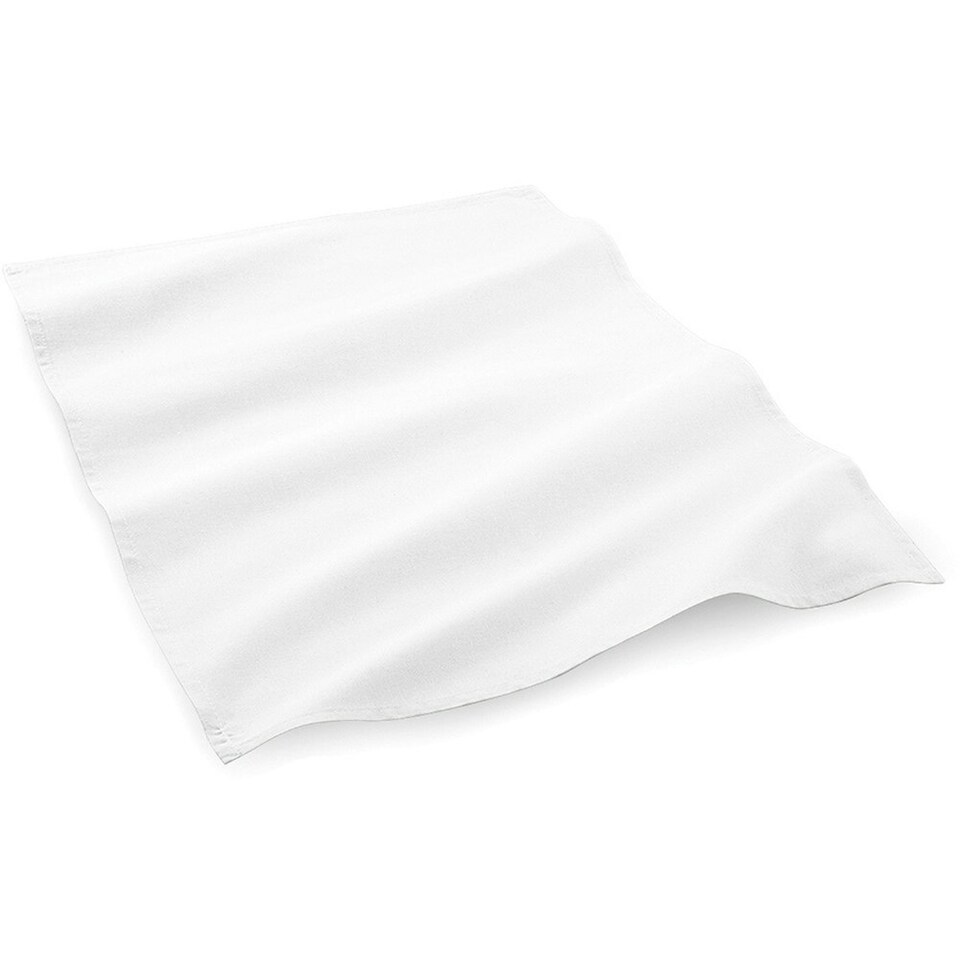 image 1 of Westford Mill Tea Towel (50 X 70cm) (Pack Of 2) - White - One Size