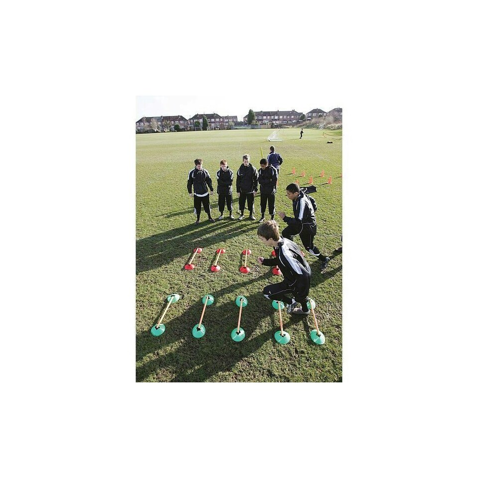 image 1 of Precision Speed Agility Cones Set - Blue/Red - One Size