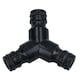 image 4 of 3 Way Garden Hose Pipe Coupler Connector Joiner Watering Water Pipes 20pc