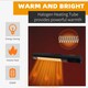 image 8 of Outsunny 1500W Electric Halogen Heater Garden Warmer Wall Mount Remote Control