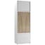 White Carcass & Oak Doors